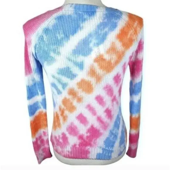 EPIC THREADS RAINBOW TIE DYE GIRLS SWEATER SZ.M NWT. - Picture 4 of 9